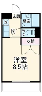 パインフィールド【103号室】の間取り