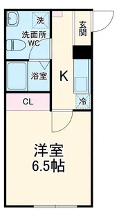 SOLANA鴻巣加美【108号室】の間取り