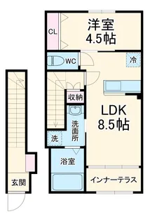 BON LYON (ボンリヨン)【2階】の間取り