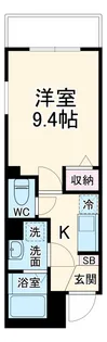 b’CASA阪東橋【4階】の間取り