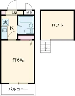 メビウスメルズ【2階】の間取り