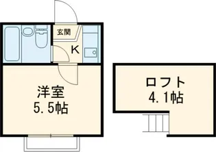 コーポ巣鴨 A棟 【2階】の間取り