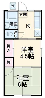 ホワイトヒルズ【2階】の間取り