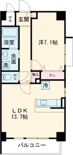 ボン ソレイユ【5階】の間取り