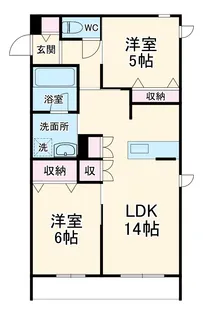 メゾンテール【2階】の間取り