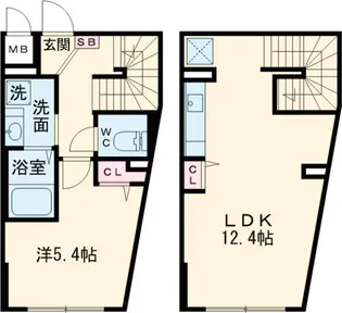 クリオ ラモード目黒洗足【4階】の間取り