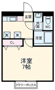 リバード本牧【1階】の間取り