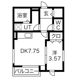 ゼフィール【3階】の間取り