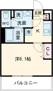 リブリ・緑の丘【01010号室】の間取り