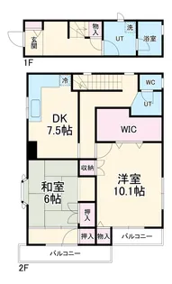 井上ハイツ【201号室】の間取り