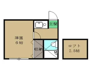 コーポ広央【2階】の間取り