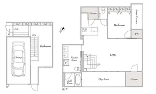 ルミーク雪谷【101号室】の間取り