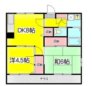 メゾンド・ウェル【2階】の間取り