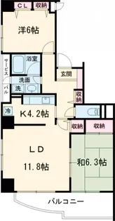 ラグーナ東池袋【202号室】の間取り