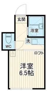 ユナイト本牧ファビアーナ【2階】の間取り