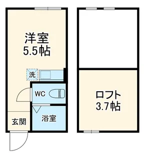 メゾン・ド・ミア【1階】の間取り