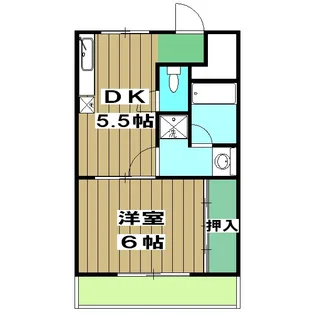 第2グレース安田【2階】の間取り