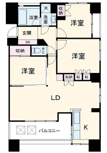 リエトコート丸の内【1409号室】の間取り