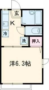 フラットアイ【2階】の間取り