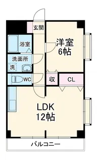 フォルテシムラA【2階】の間取り