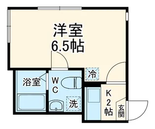 鳩ヶ谷フラッツ【3階】の間取り