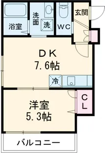 ザ・フォレスト明大前【3階】の間取り