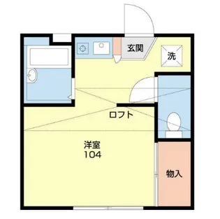 サンヴィレッジK【201号室】の間取り