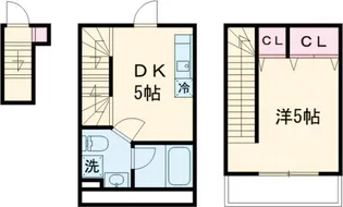 ソルナクレイシア学芸大学【202号室】の間取り