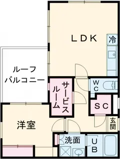 ReveResidence初台【4階】の間取り