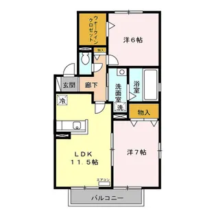 ストリームE【2階】の間取り