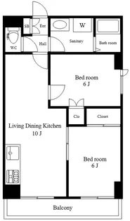 グランバリュー立川【4階】の間取り