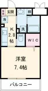 クリオ ラモード学芸大学Ⅱ【2階】の間取り