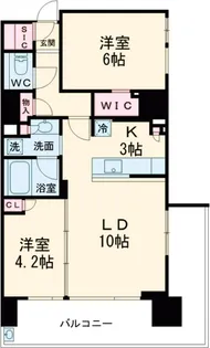 アクシルコート早稲田【8階】の間取り