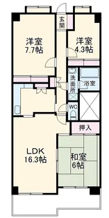 フォレスト早稲田【1階】の間取り
