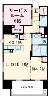 アクシルコート早稲田【10階】の間取り