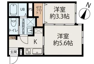 コネクトパーク末広【2階】の間取り
