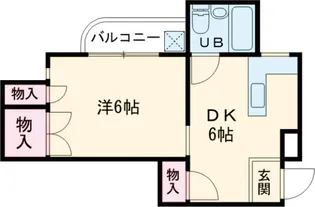 レジデンスパール【203号室】の間取り