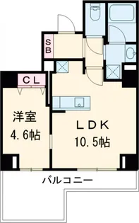LIGHTHOUSE西新宿【4階】の間取り