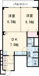 シティ市ヶ谷【6階】の間取り