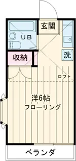 スカイコート【1階】の間取り