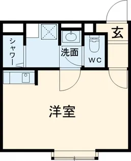 レジデンス王子【304号室】の間取り