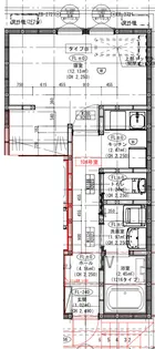 LUXION上本郷【104号室】の間取り