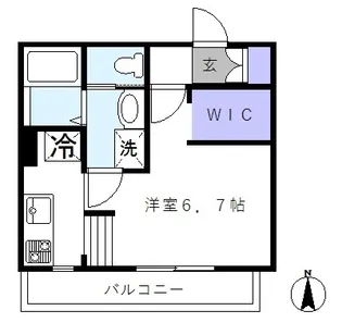 Legara東向島【1階】の間取り