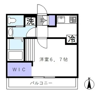 Legara東向島【2階】の間取り