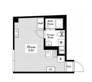 アルトゥーラ大崎【4階】の間取り