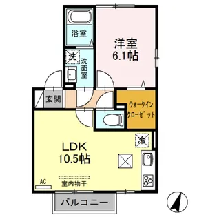 ショコラ ヴィレッタ【0101号室】の間取り