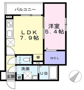 EIJU富士見台駅前【2階】の間取り