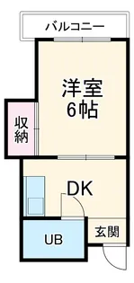 シャンクレール石橋【3階】の間取り