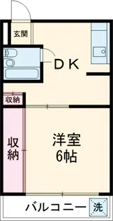 ワイケイビー経堂マンション【1階】の間取り