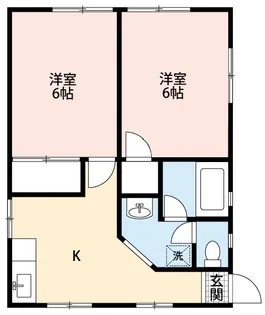 シャトーハイム【1階】の間取り